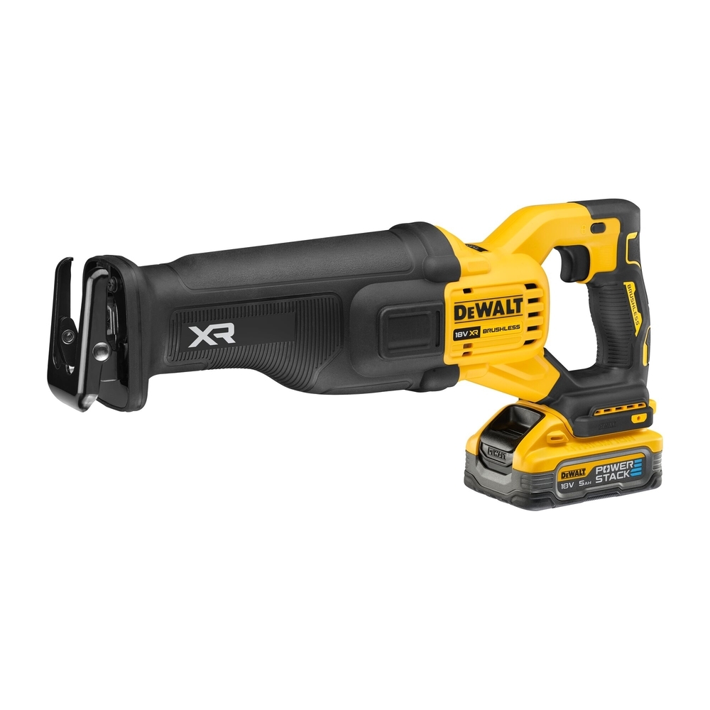 Scie sabre XR 18 V ADVANTAGE 5 Ah Li-Ion Brushless - POWERSTACK - DCS386H2T-QW - DEWALT