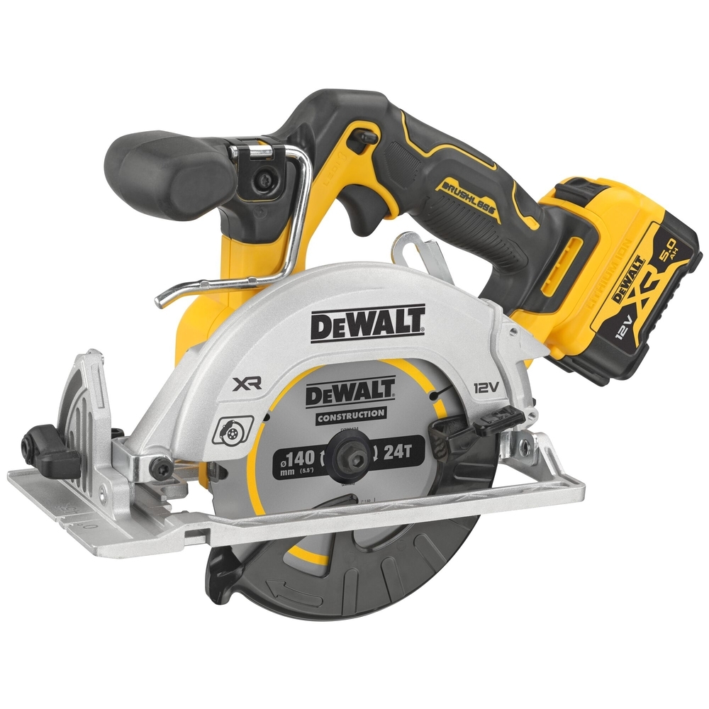 Scie circulaire XR 12 V 5 Ah Li-Ion Brushless 140 mm - DCS512P2-QW - DEWALT
