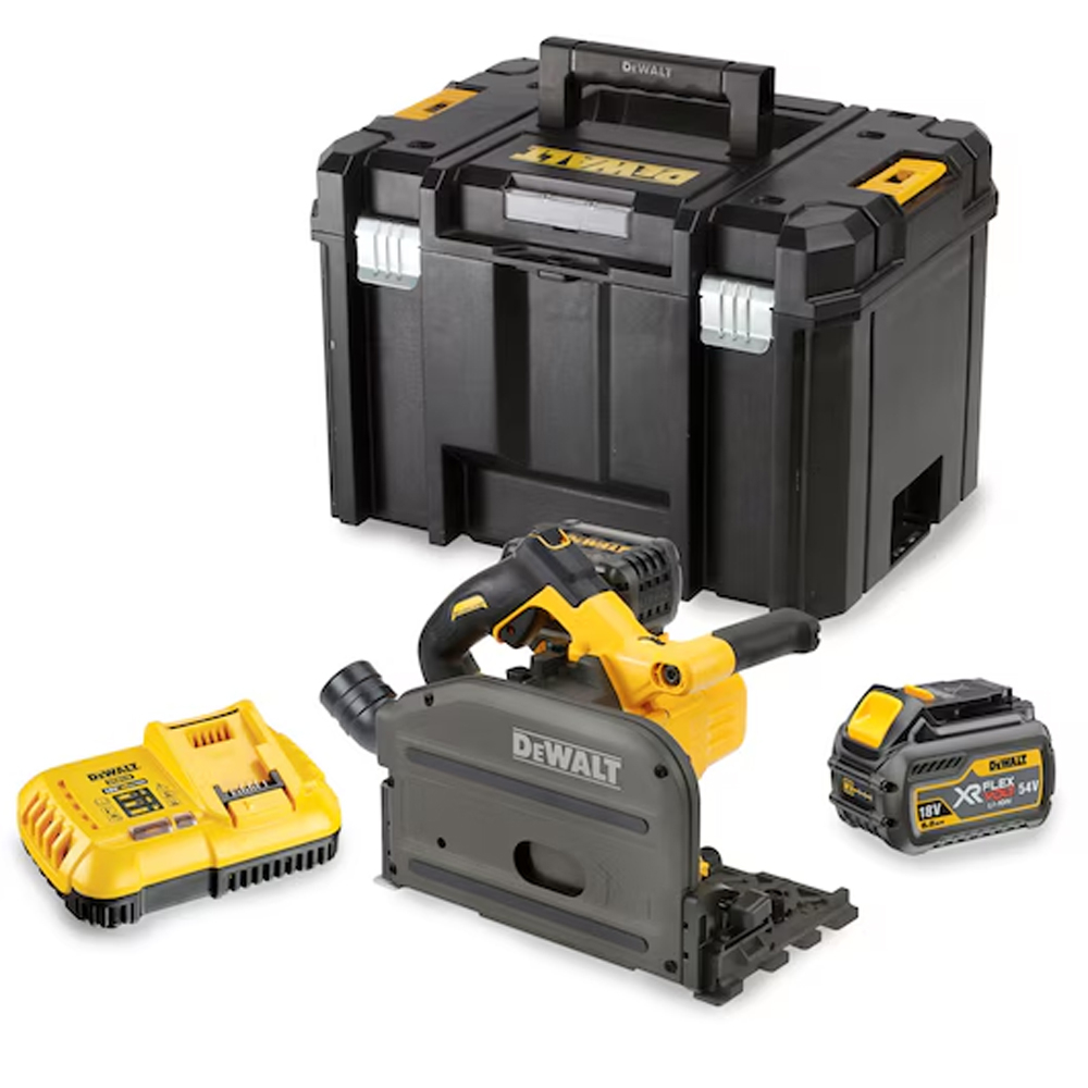 Scie plongeante XR FLEXVOLT 54 V 2 Ah Li-Ion Brushless DEWALT - DCS520T2-QW