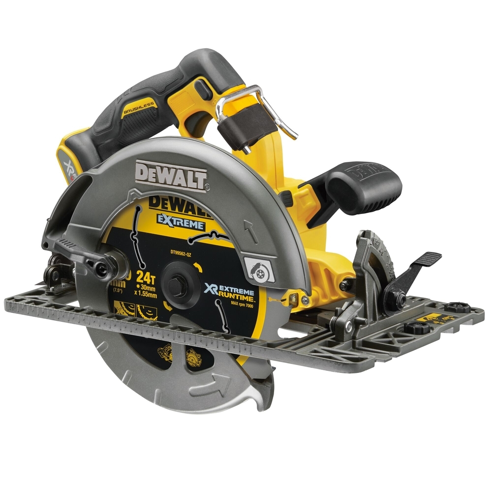 Scie circulaire XR FLEXVOLT 54 V Brushless 190 mm - compatible rail de guidage - DCS579NT-XJ - DEWALT