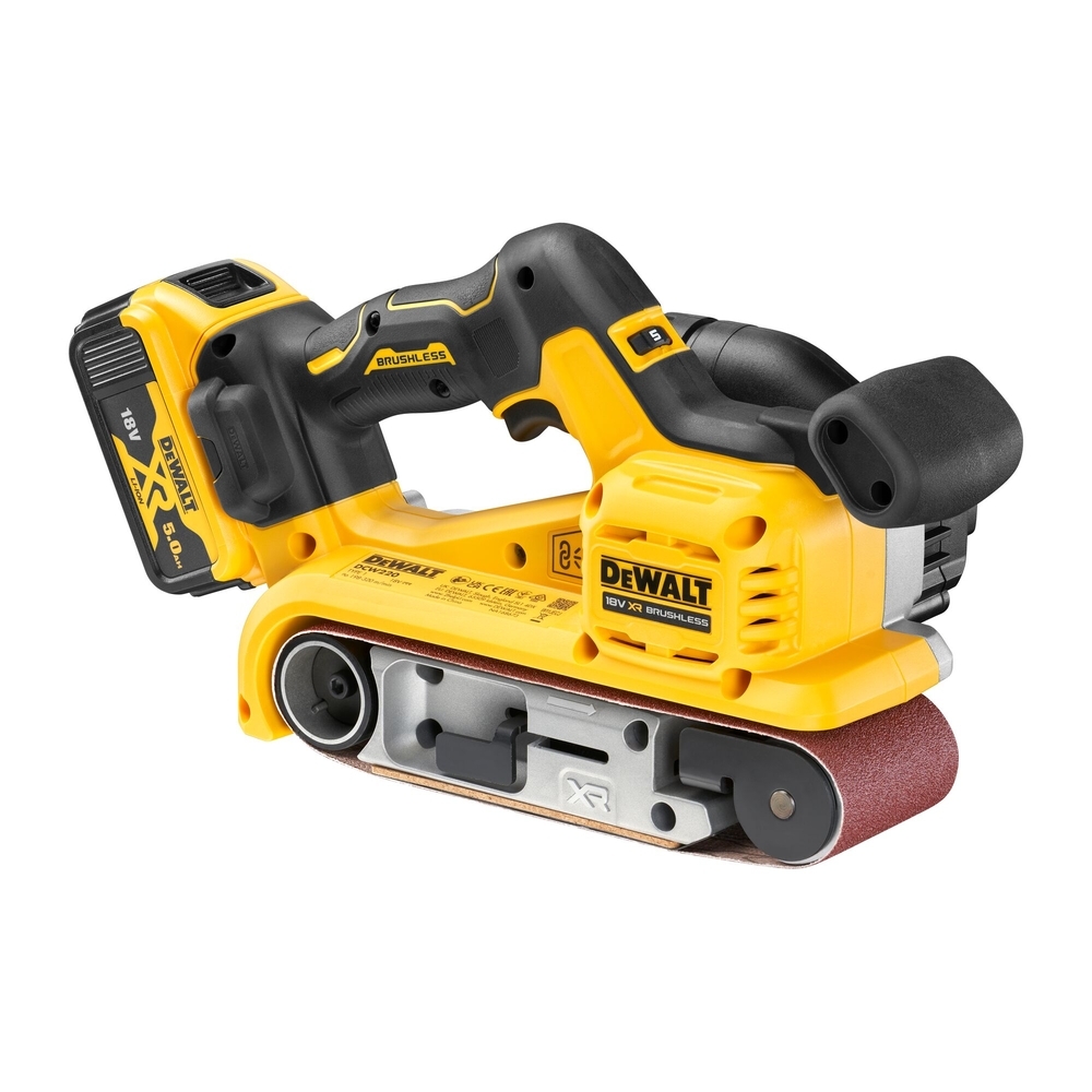 Ponceuse à bande 75x533mm XR 18V 5Ah Li-Ion Brushless - DCW220P2-QW - DEWALT