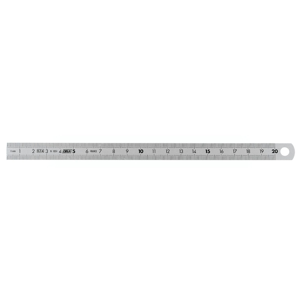 Réglet Inox flexible 2 faces 200 mm - Par 10 - FACOM - DELA.1051.200