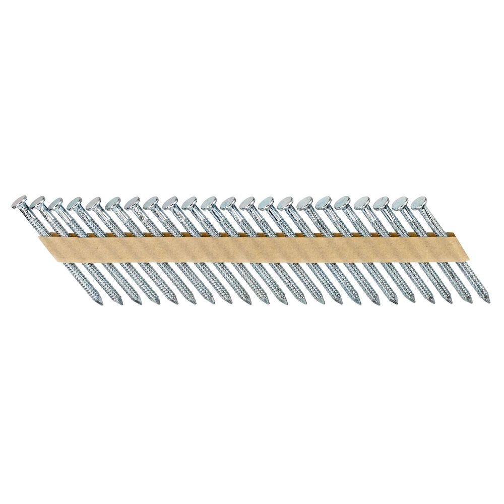 Pointes en bande papier 34° pour sabot de charpente crantées 4,04 x 60 mm - DNM40R60GZ - DEWALT