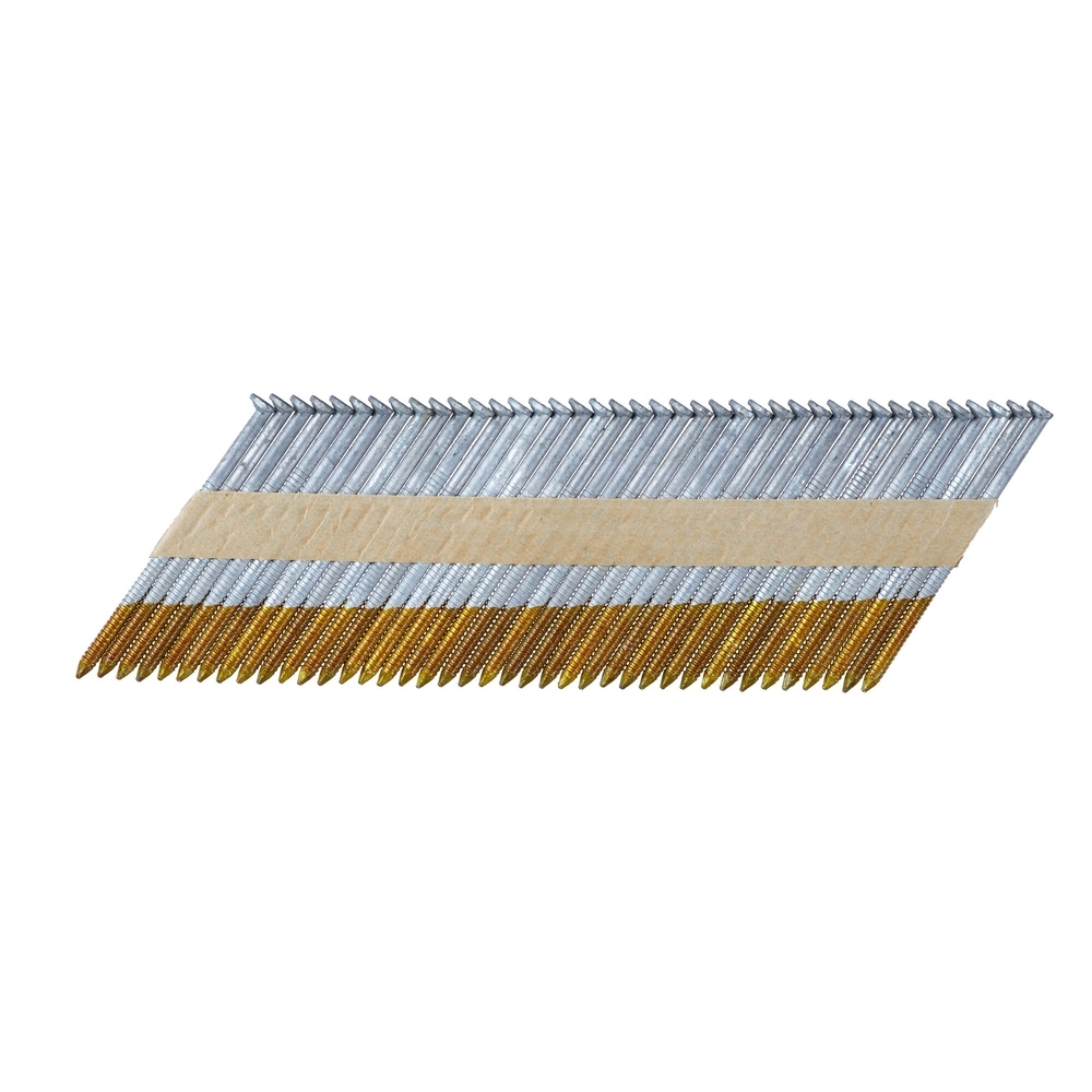 Pointes en bande papier 33° crantées galvanisées à chaud 2,8 x 63 mm - DNPT28R63HDZ - DEWALT