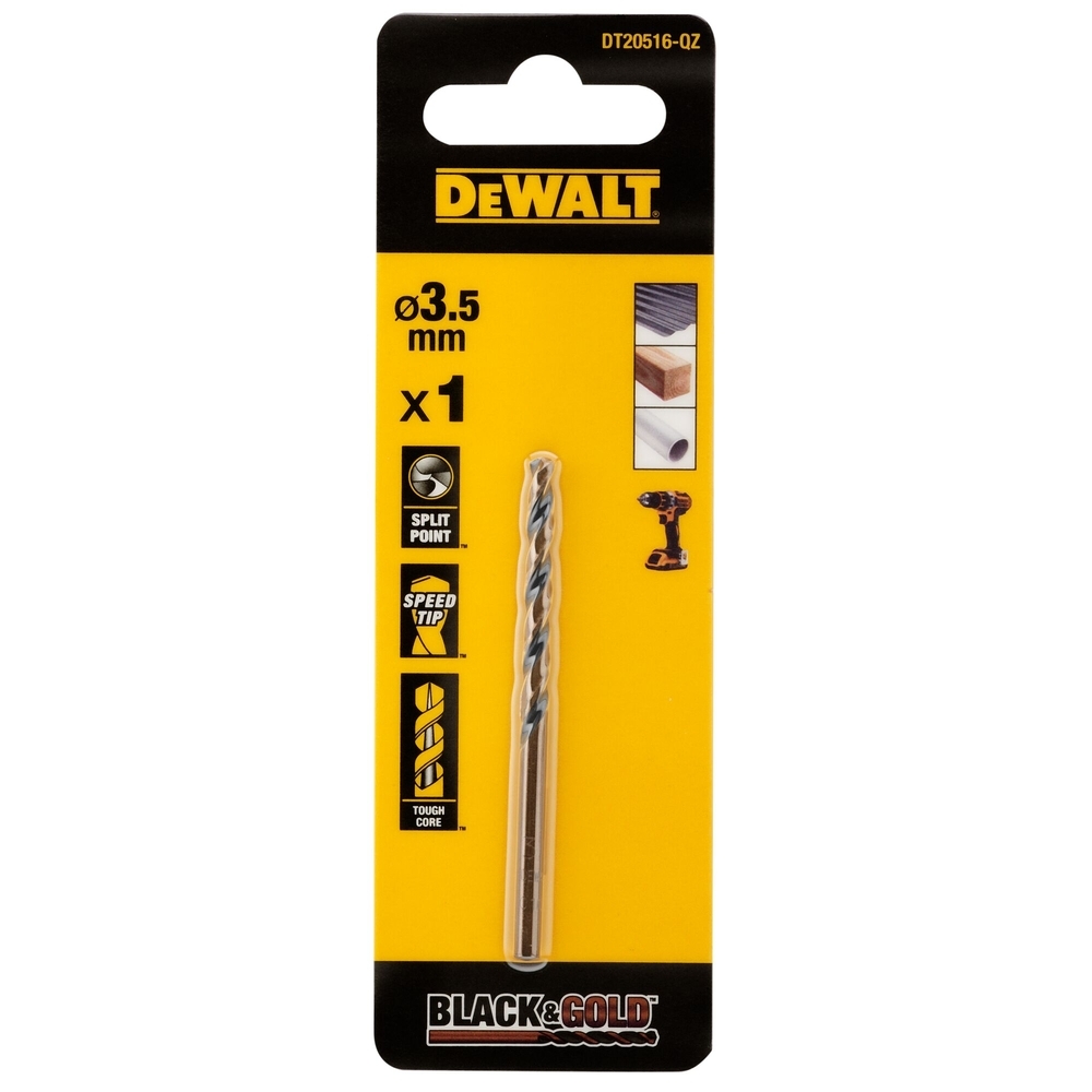 Foret HSS-G 3,5 x 39 x 70 mm - DT20516-QZ - DEWALT