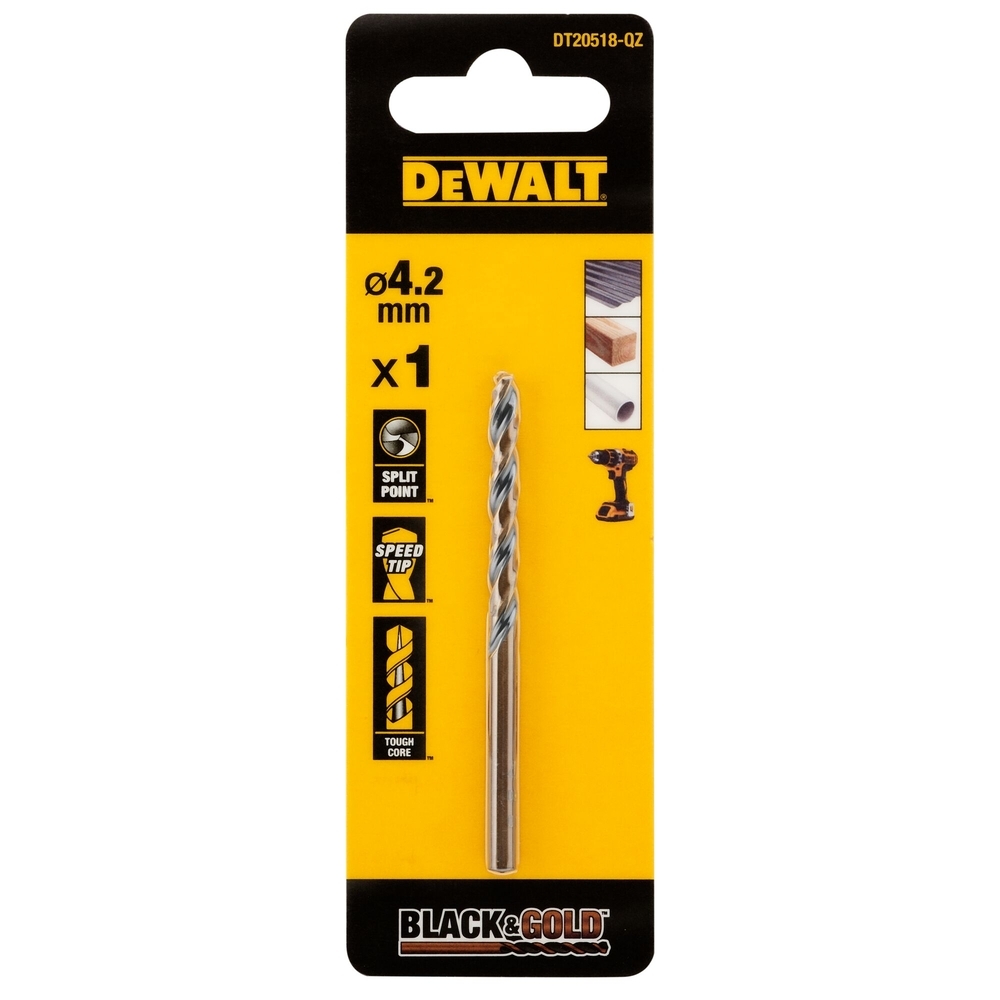 Foret HSS-G 4,2 x 43 x 75 mm - DT20518-QZ - DEWALT