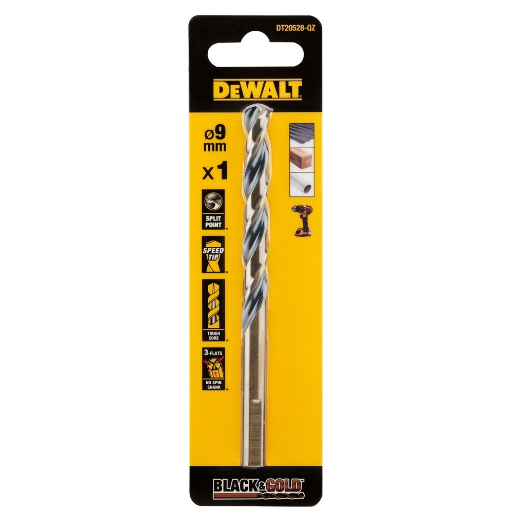 Foret HSS-G 9 x 81 x 125 mm - DT20528-QZ - DEWALT