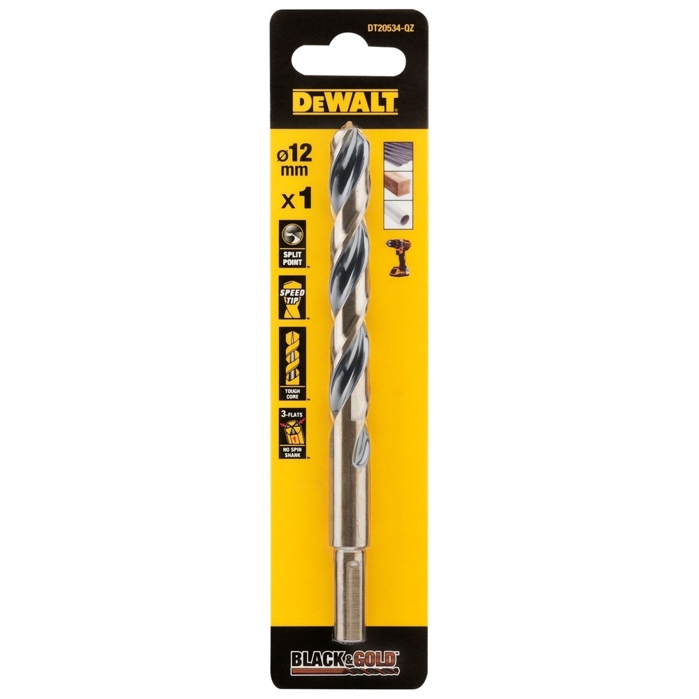 Foret HSS-G 12 x 101 x 151 mm - DT20534-QZ - DEWALT