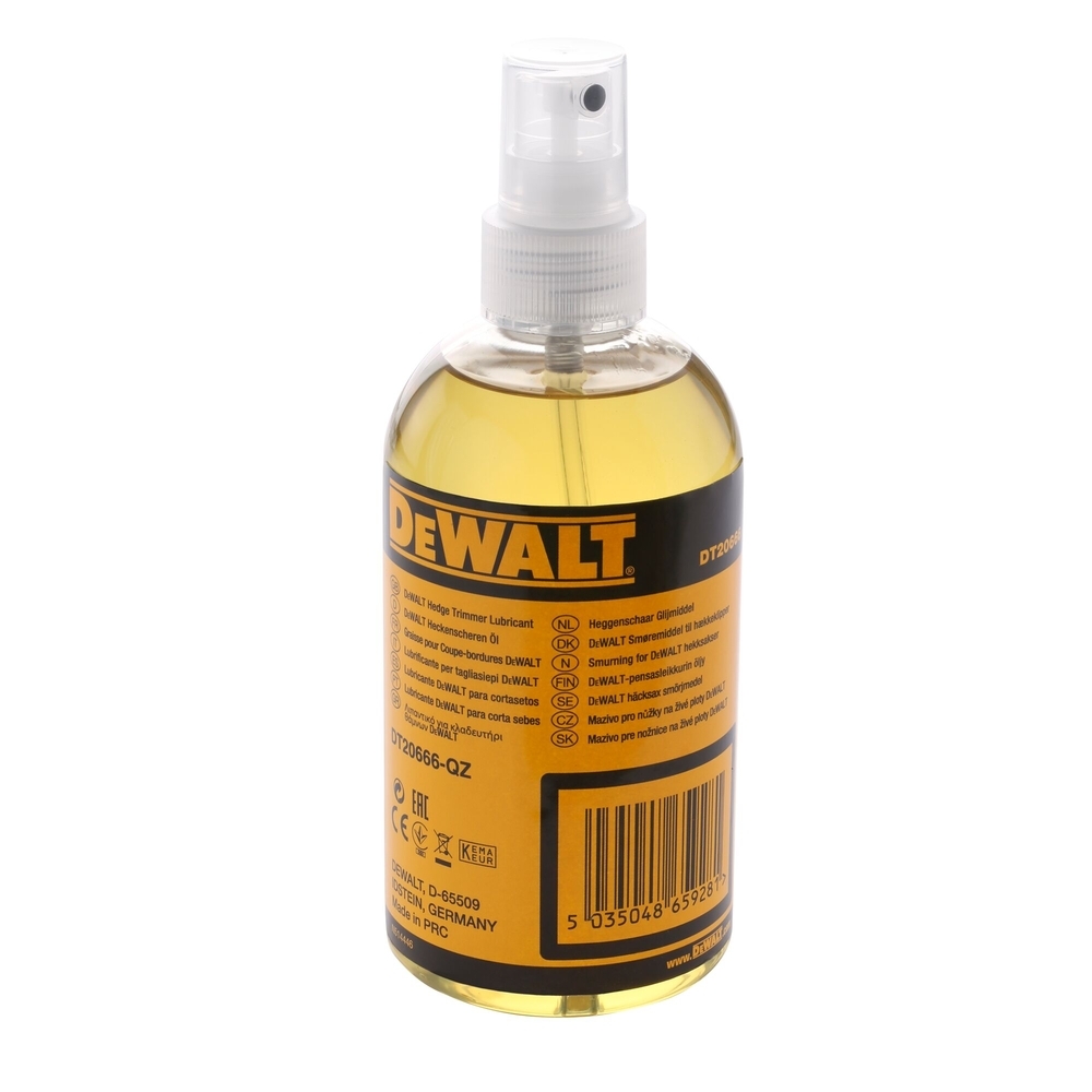 Huile lubrifiante pour lame de taille-haies 300 ml - DT20666-QZ - DEWALT