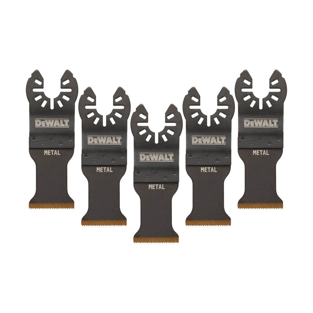 Jeu de 5 lames 30 x 43 mm multi-cutter pour découpe de métal - DT20727-QZ - DEWALT