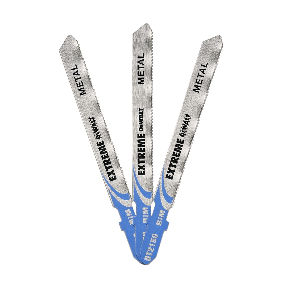 Lame scie sauteuse métal/alu/cuivre BiM profondeur de coupe < 3 mm attache T - DT2150-QZ - DEWALT