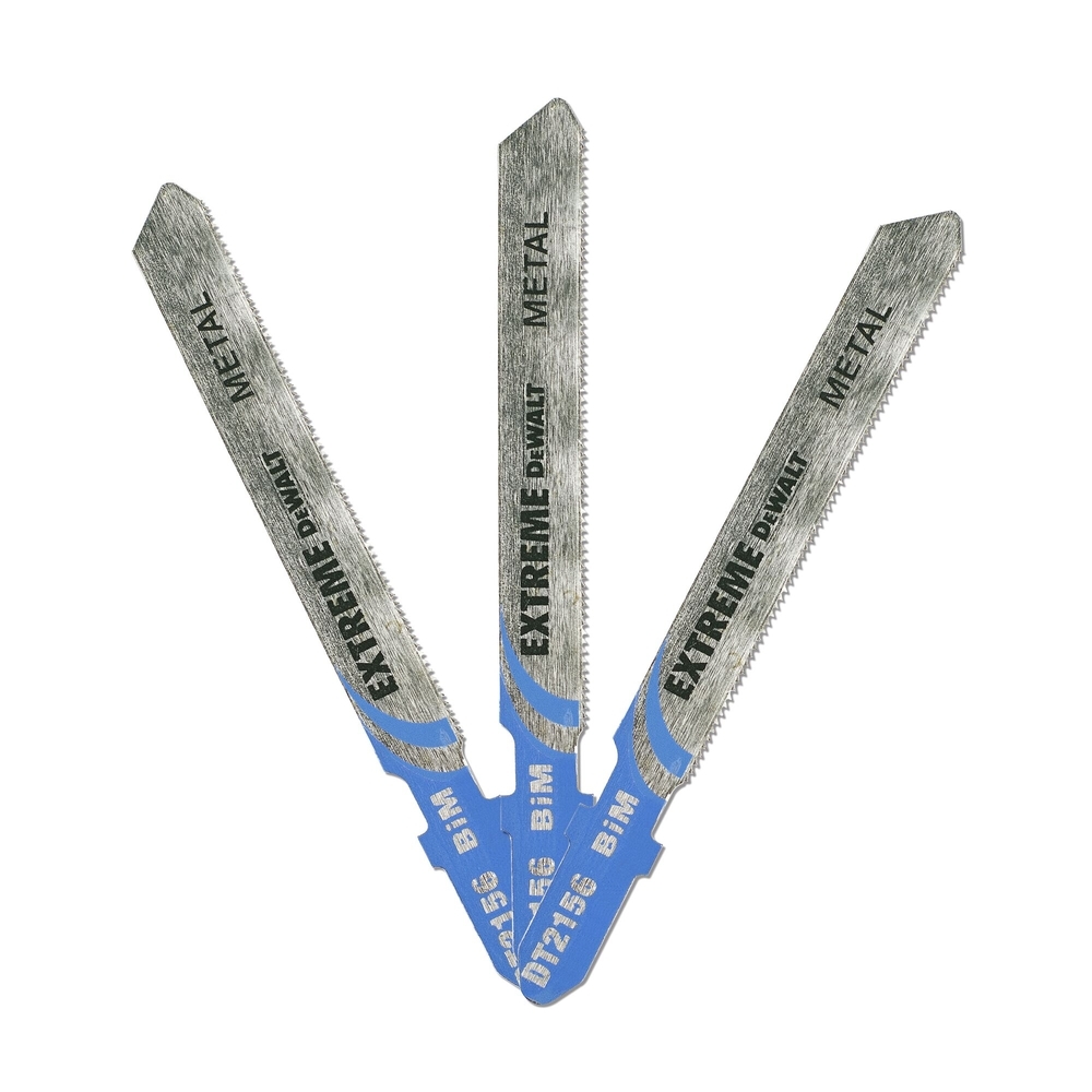 Lame de scie sauteuse métal BiM profondeur de coupe < 2,5 mm attache en T - DT2156-QZ - DEWALT