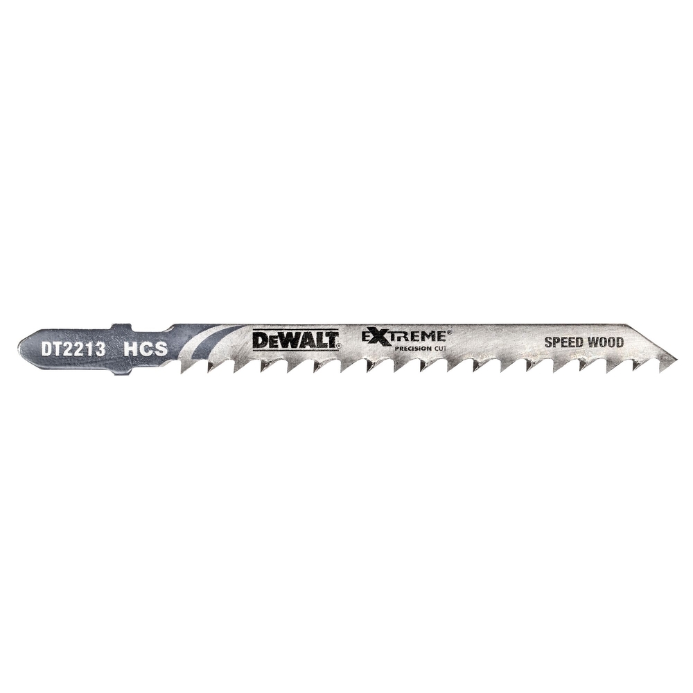 Lame scie sauteuse XPC denture fraisée HCS profondeur de coupe < 60 mm attache T - DT2213-QZ - DEWALT