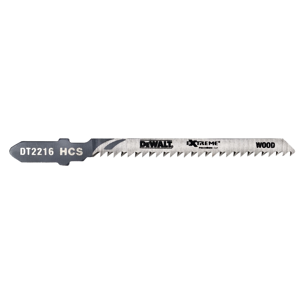 Lame de scie sauteuse XPC à chantourner HCS profondeur de coupe < 15mm attache T - DT2216-QZ - DEWALT