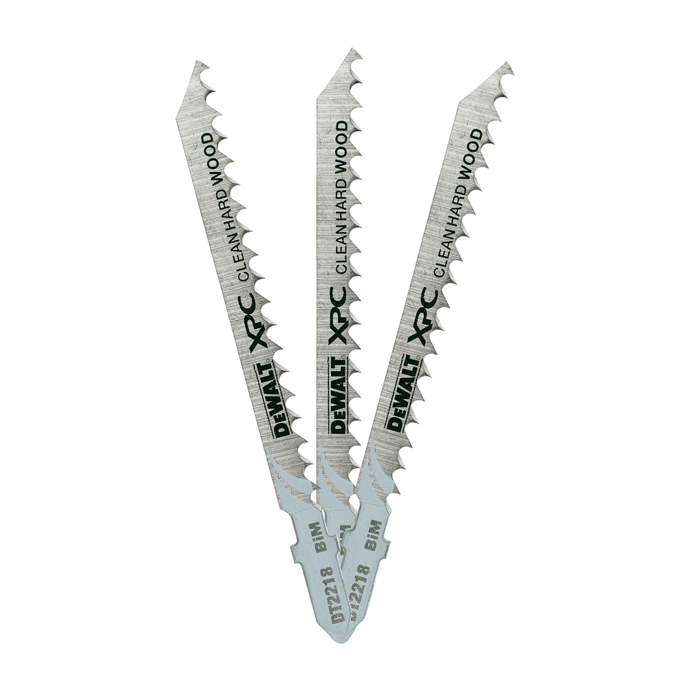 Lame scie sauteuse XPC denture rectifiée BiM profondeur de coupe <60mm attache T - DT2218-QZ - DEWALT