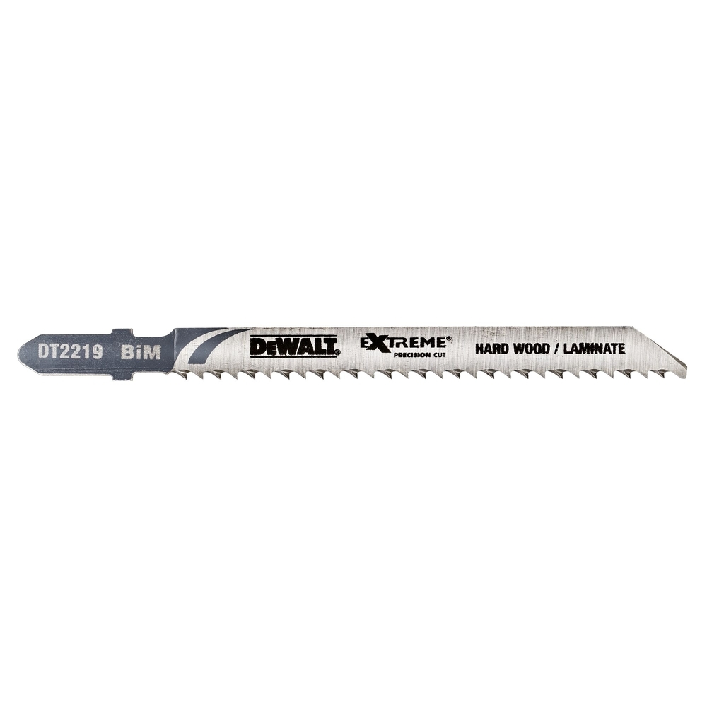 Lame scie sauteuse XPC denture inversée BiM profondeur de coupe < 40mm attache T - DT2219-QZ - DEWALT