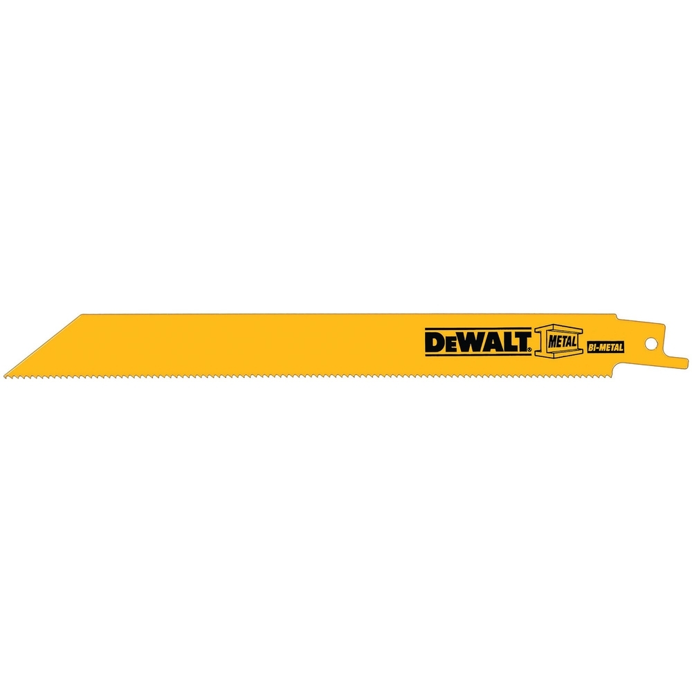 Lame de scie sabre BiM pour la coupe du métal 203 mm profondeur < 8 mm / 18 TPI - DT2323-QZ - DEWALT