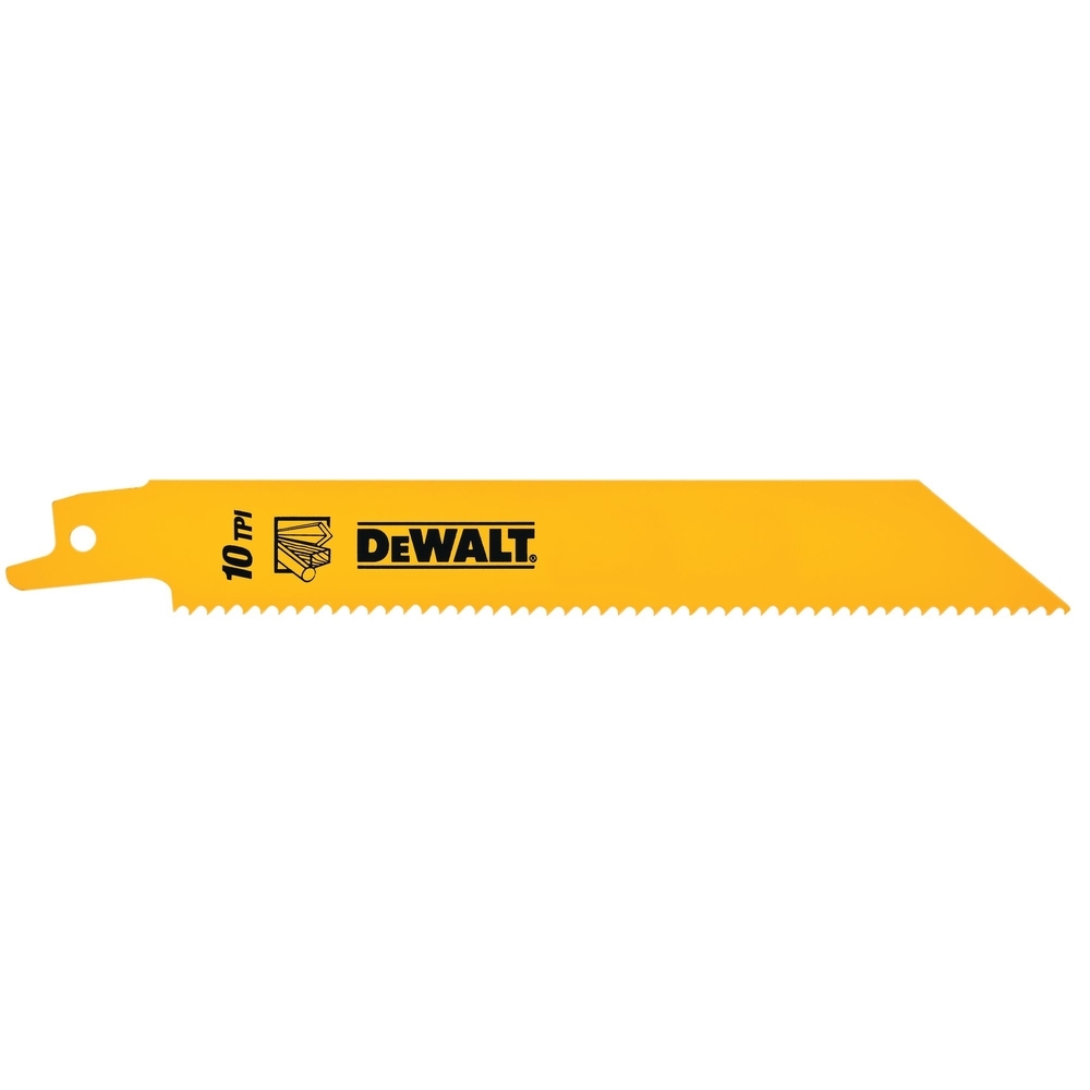 Lame de scie sabre BiM pour la coupe du bois avec métal 152 mm - DT2345-QZ - DEWALT
