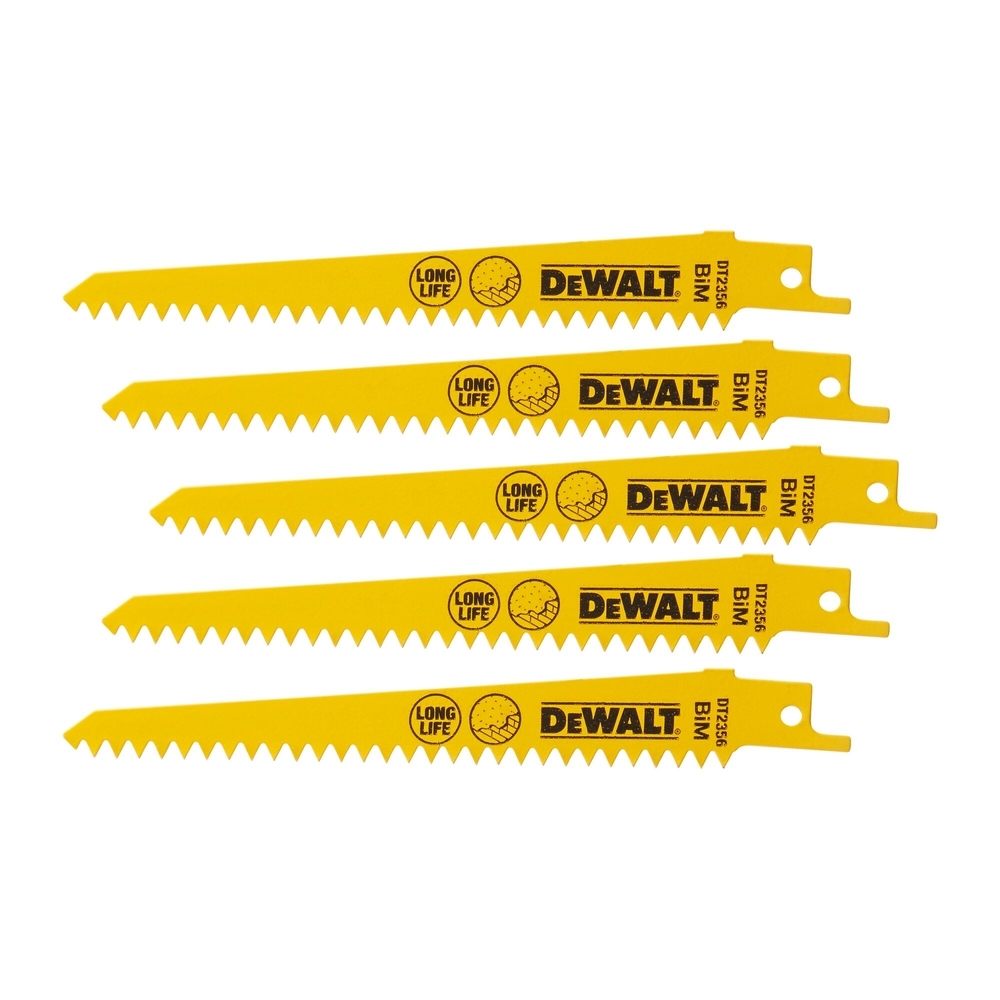 Lame de scie sabre BiM pour applications spéciales 152 mm - DT2356-QZ - DEWALT
