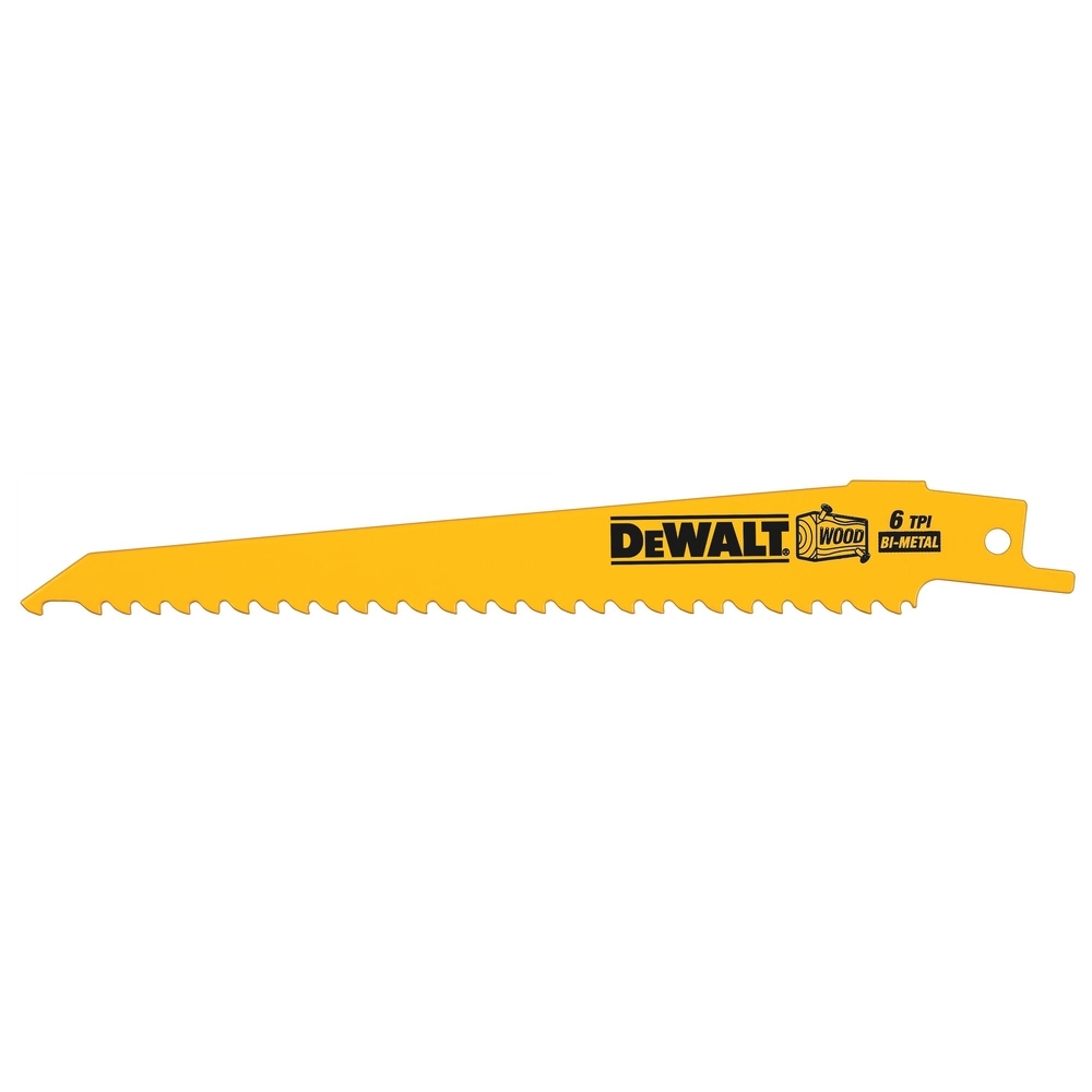 Lame de scie sabre BiM Plungepoint pour la coupe du bois 152 mm - DT2359-QZ - DEWALT