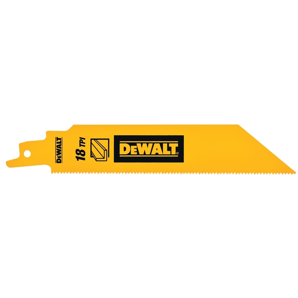 Lame de scie sabre HCS Progressor pour la coupe du métal 152 mm - DT2404-QZ - DEWALT