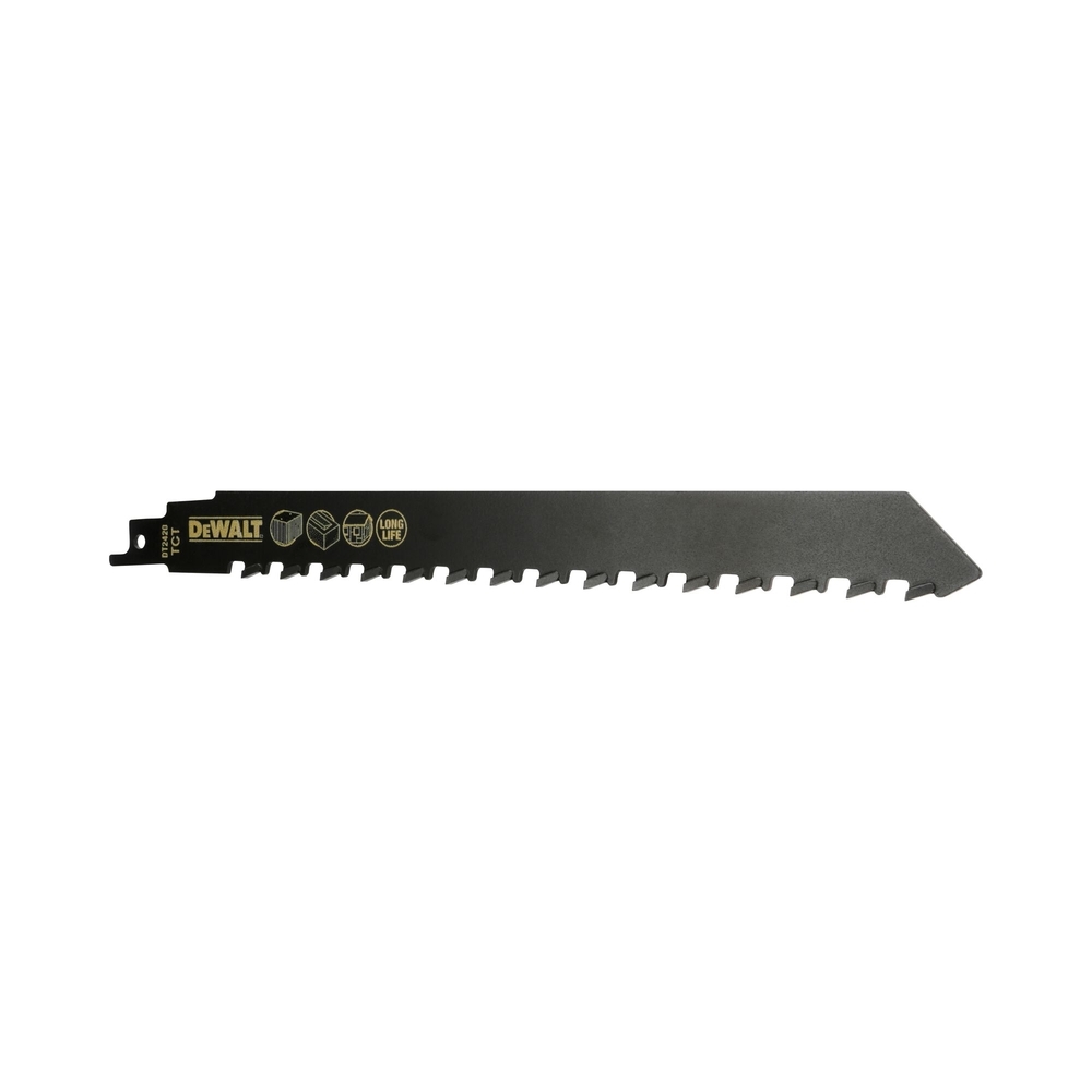 Lame de scie sabre à denture au carbure de tungstène 240 mm - DT2420-QZ - DEWALT