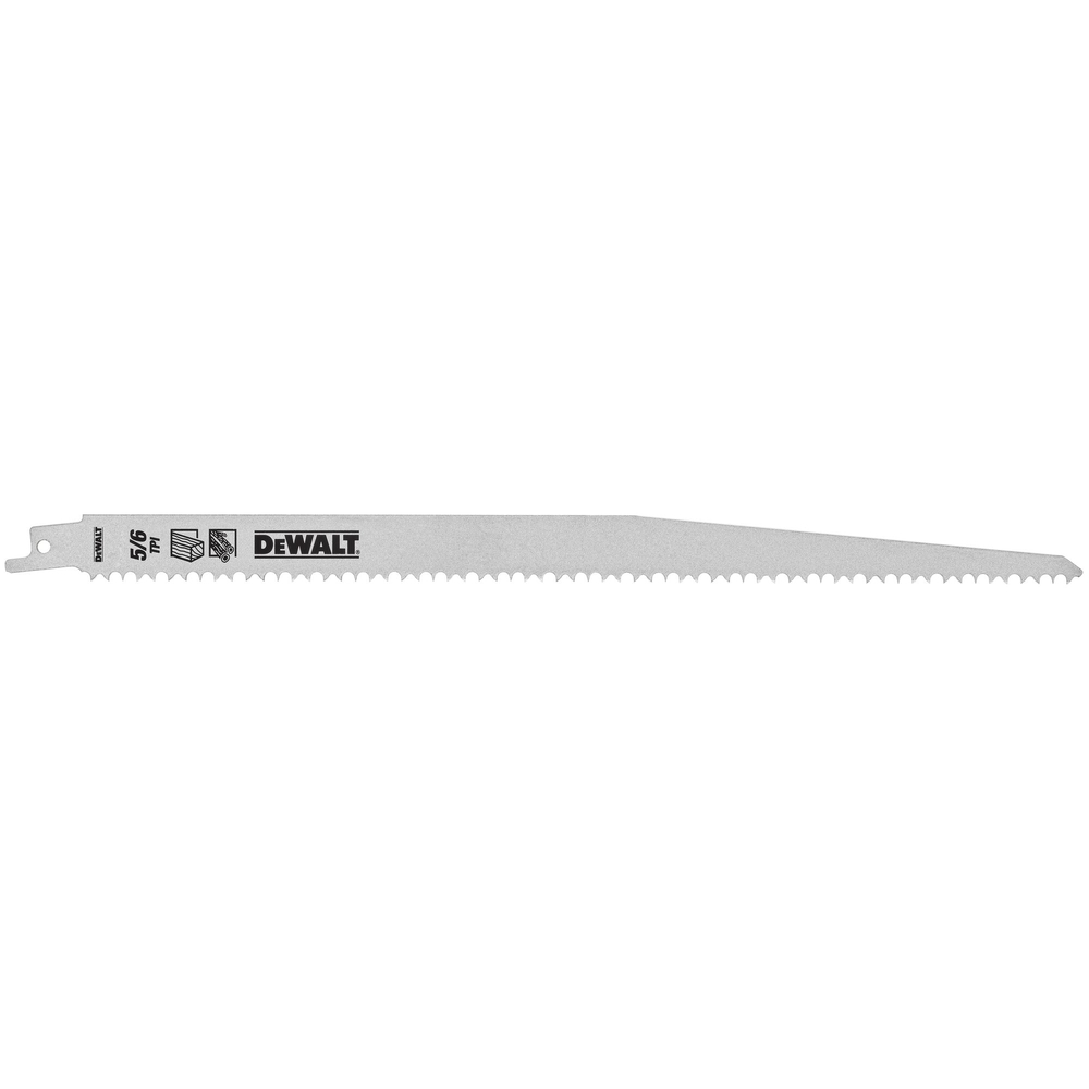 Lame de scie sabre HCS pour la coupe du bois 305 mm - coupe rapide dans le bois - DT2432-QZ - DEWALT