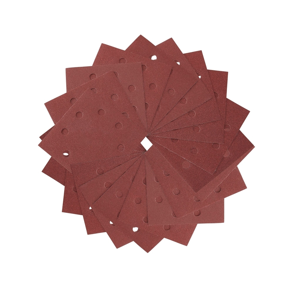1/4 feuille abrasive pour ponceuses vibrantes grain 120-8 perforations 115x115mm - DT3033-QZ - DEWALT