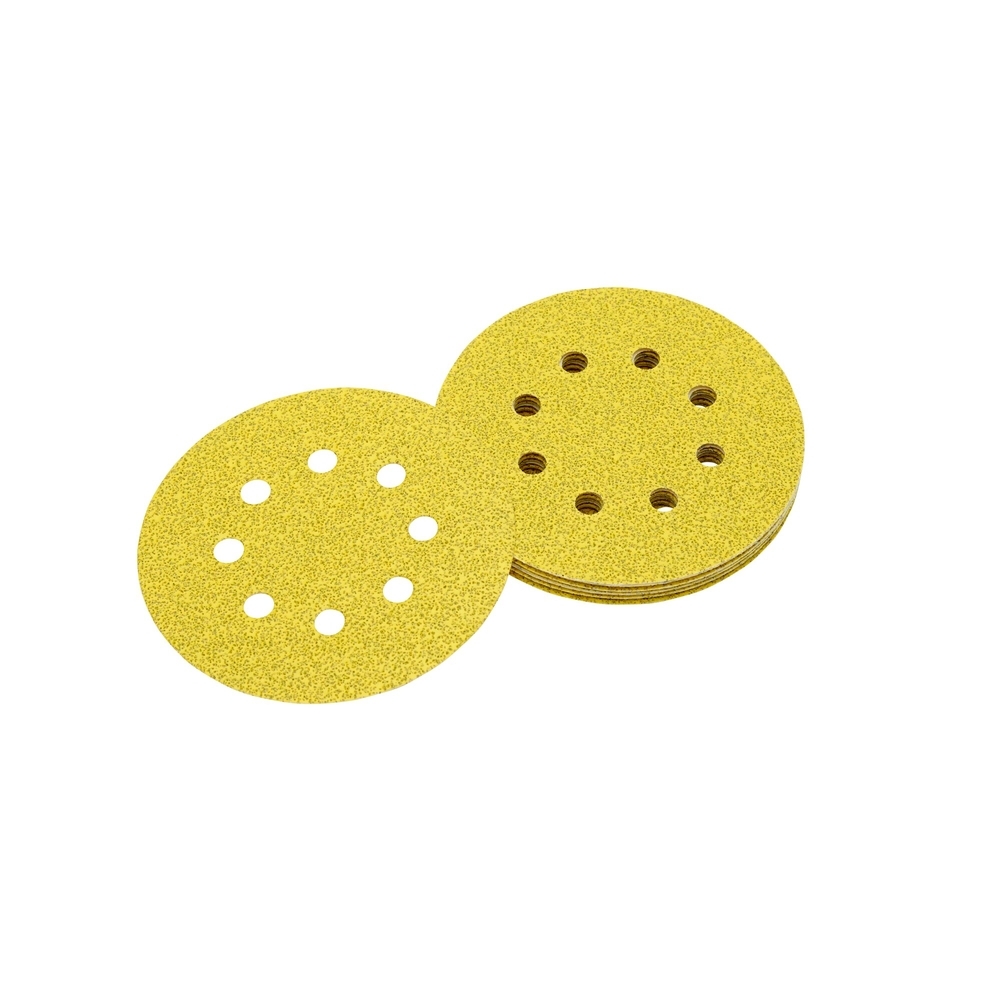 Disque abrasif velcro ponceuses excentriques grain 80 - 8 perforations ø 125 mm - DT3113-QZ - DEWALT