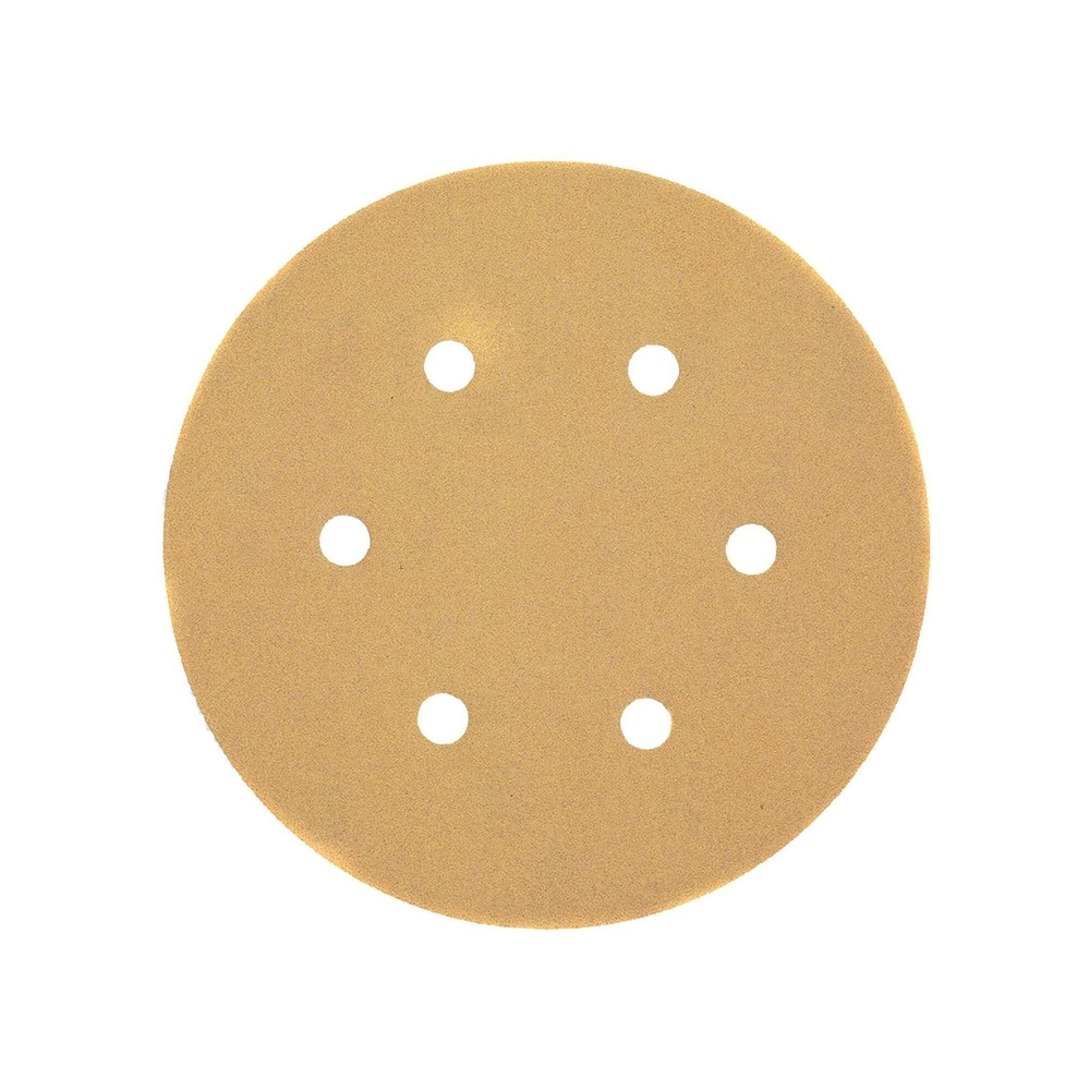 Disque abrasif velcro ponceuses excentriques grain 40 - 6 perforations ø 150 mm - DT3121-QZ - DEWALT
