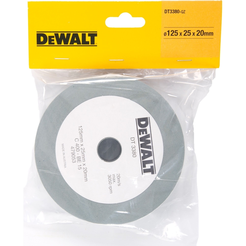 Meule pour tourets en carbure de silicone 125 x 25 mm - DT3380-QZ - DEWALT