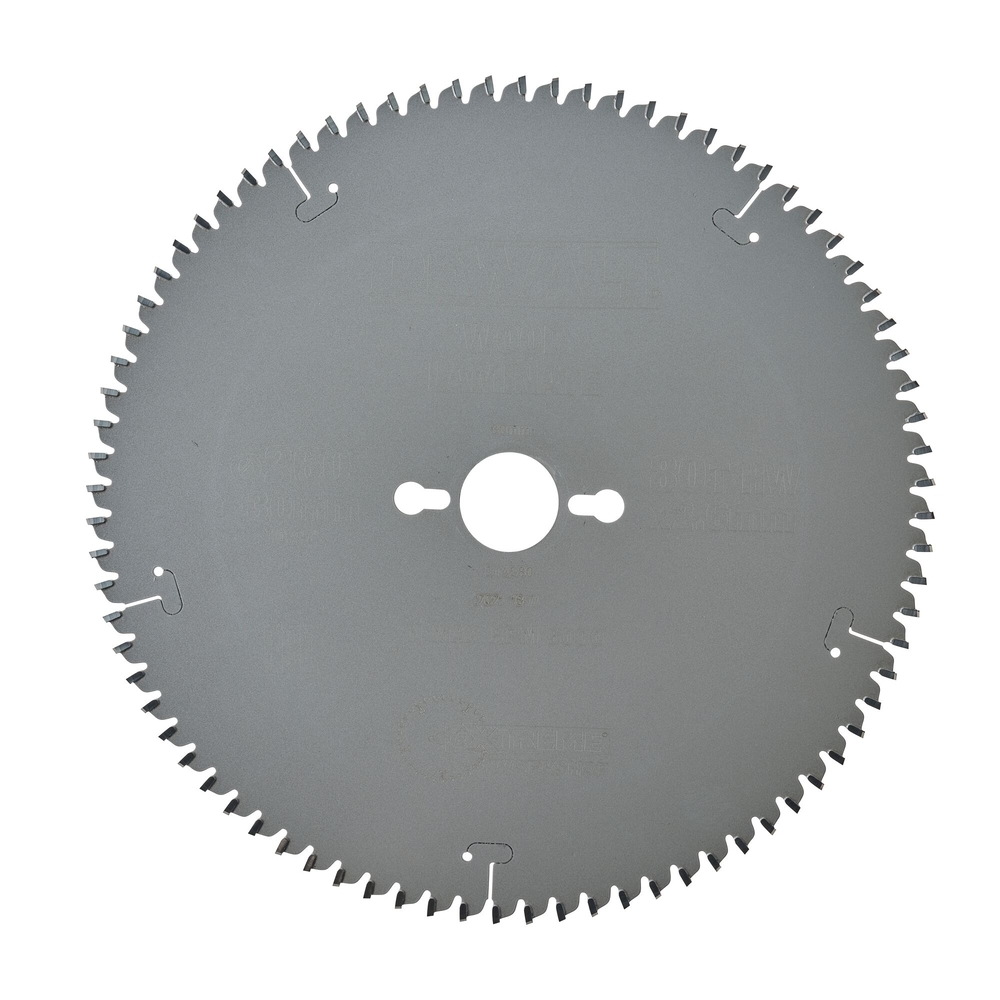 Lame de scie circulaire stationnaire Extreme Workshop 260 x 30 mm, 80 dents - DT4280-QZ - DEWALT