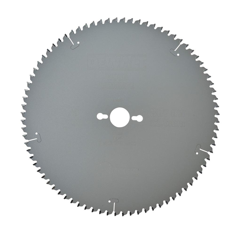 Lame de scie circulaire stationnaire Extreme Workshop 305 x 30 mm, 80 dents - DT4283-QZ - DEWALT