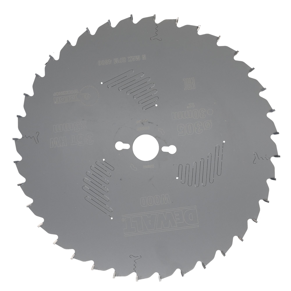 Lame de scie circulaire stationnaire Extreme Workshop 305 x 30 mm, 36 dents - DT4330-QZ - DEWALT