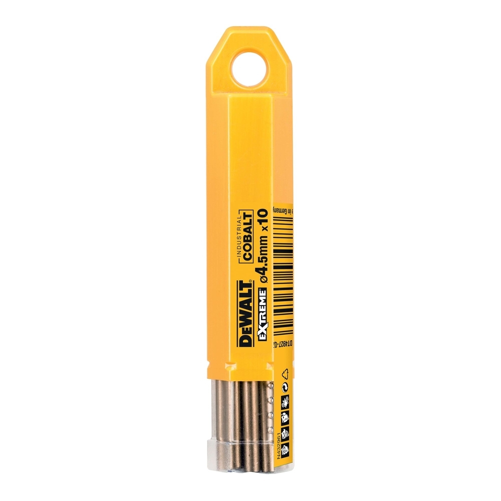Foret métal HSS-CO Extreme 10 pièces 4 x 47 x 80 mm - DT4927-QZ - DEWALT