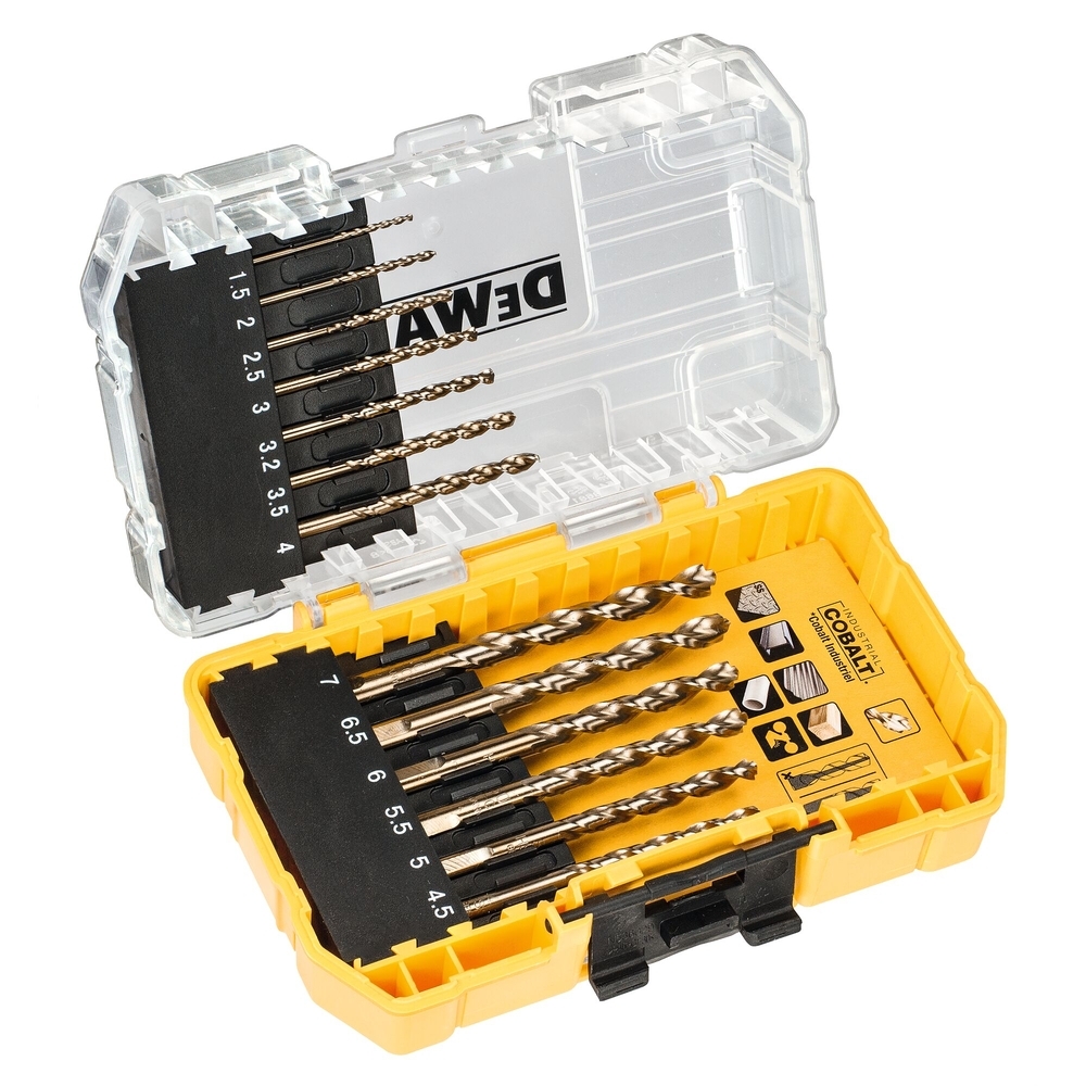 Coffret plastique de 13 forets métal Extreme Cobalt HSS-CO - DT4968-QZ - DEWALT