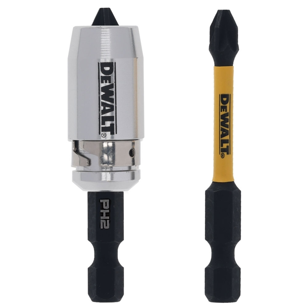 Bague avec 2 embouts Extreme impact-torsion PH2 57 mm  - DT70536T-QZ - DEWALT