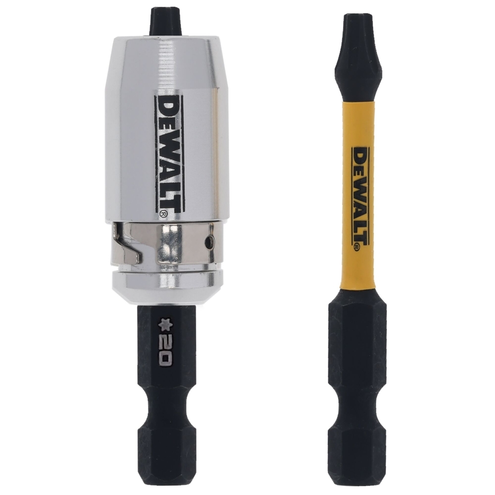 Bague avec 2 embouts Extreme impact-torsion T20 57 mm  - DT70537T-QZ - DEWALT