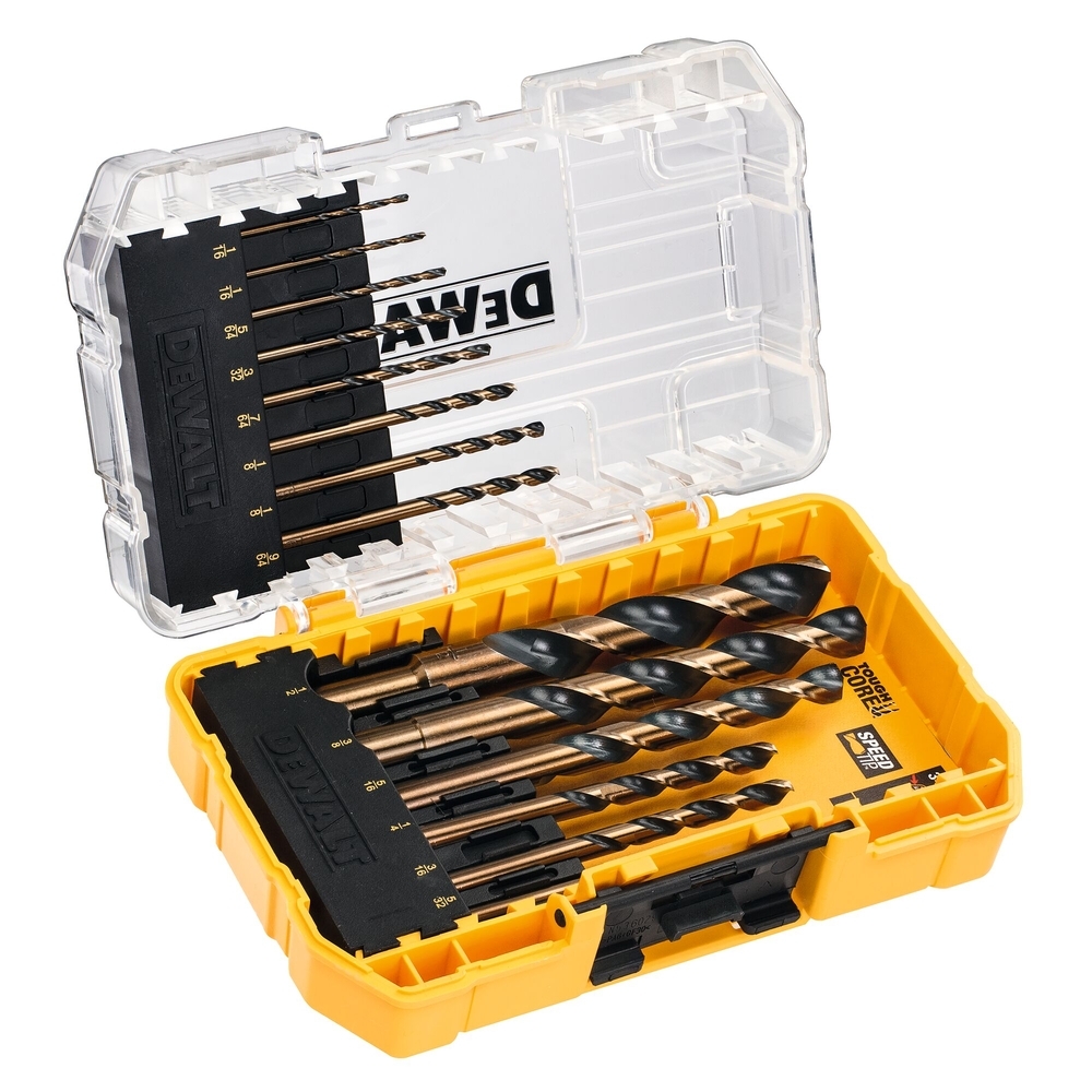 Coffret Black&Gold 14 pièces - forets HSS-R - DT70727-QZ - DEWALT