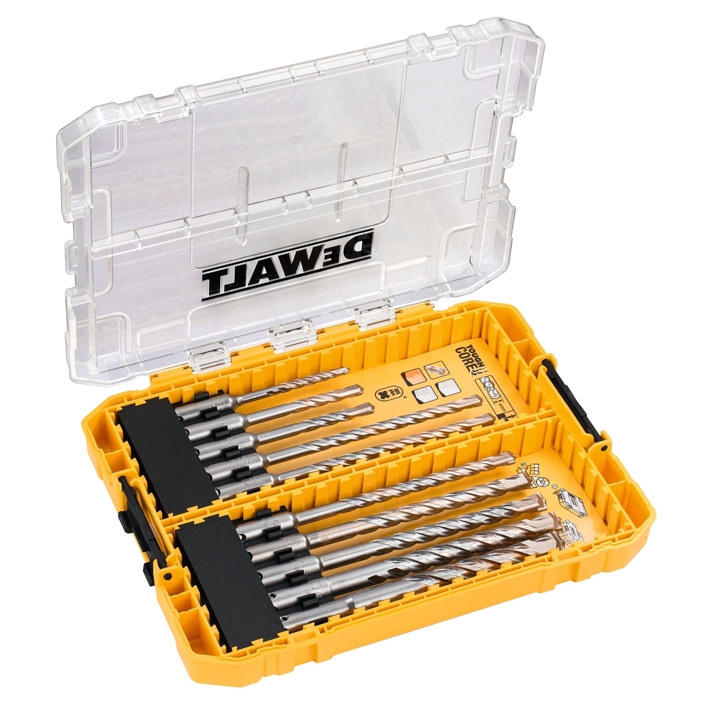 Moyen Coffret TOUGHCASE béton SDS-Plus Extreme 10 pièces - DT70753-QZ - DEWALT