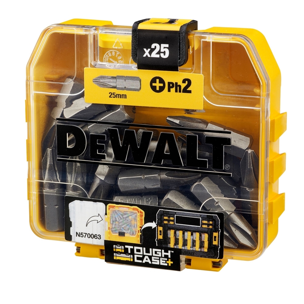 Boite de 25 embouts de vissage PH2 25 mm  - DT71522-QZ - DEWALT