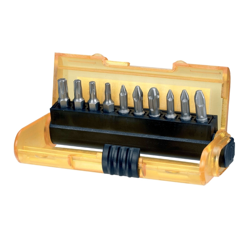 Coffret de vissage 11 pièces avec embouts + porte-embouts magnétique - DT7916-QZ - DEWALT
