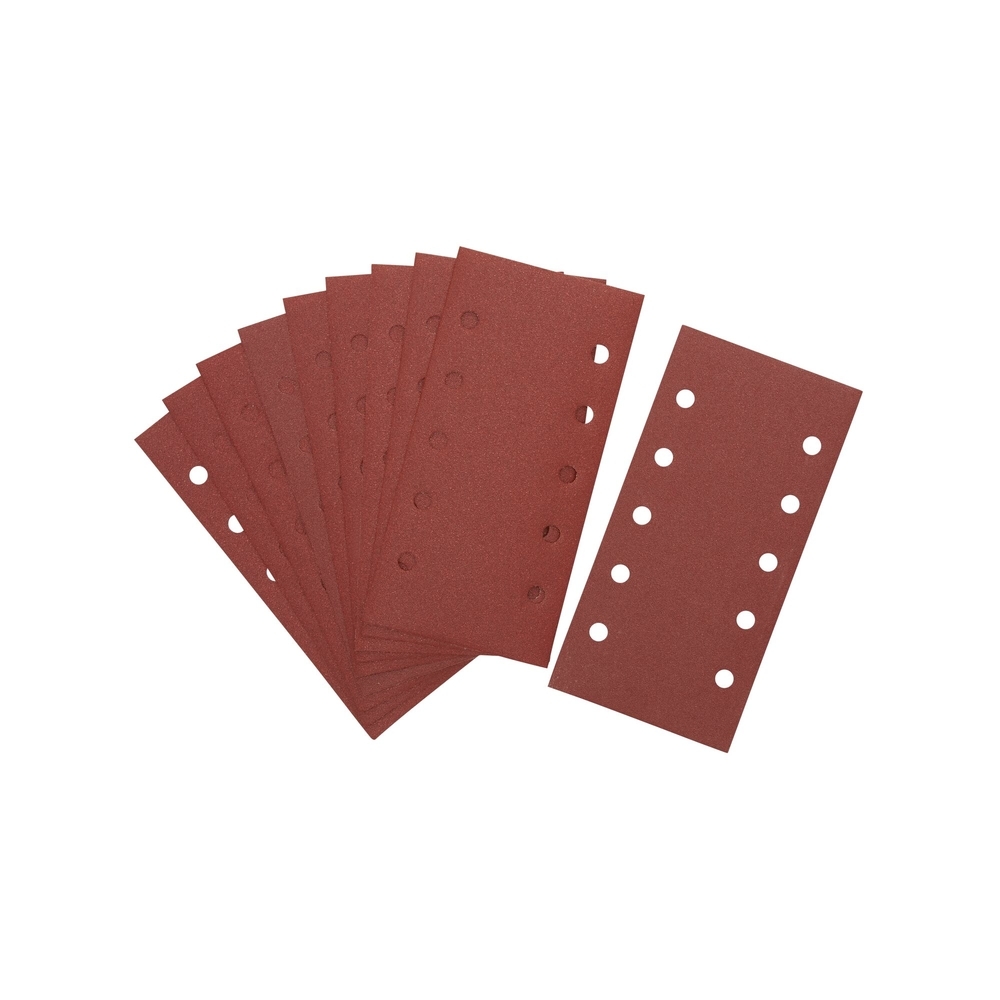 1/2 feuille abrasive pour ponceuses vibrantes velcro grain 60 - 10 perforations - DT8550-QZ - DEWALT
