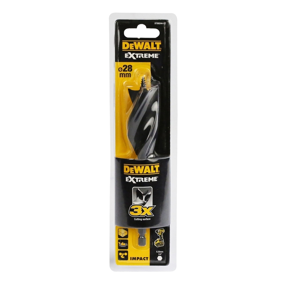 Mèche à bois 3 pointes Extreme 28 x 152 mm - DT90244-QZ - DEWALT