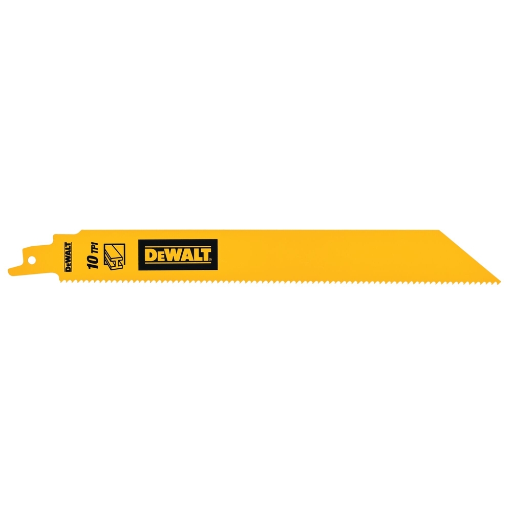 Lame de scie sabre BiM pour la coupe du métal épais 228 mm / 10TPI - DT90386-QZ - DEWALT