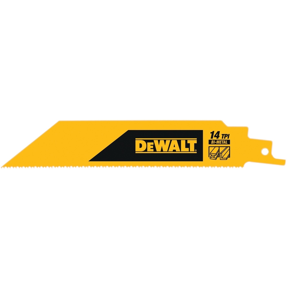 Lame de scie sabre BiM pour la coupe du métal épais 304 mm / 14TPI - DT90390-QZ - DEWALT