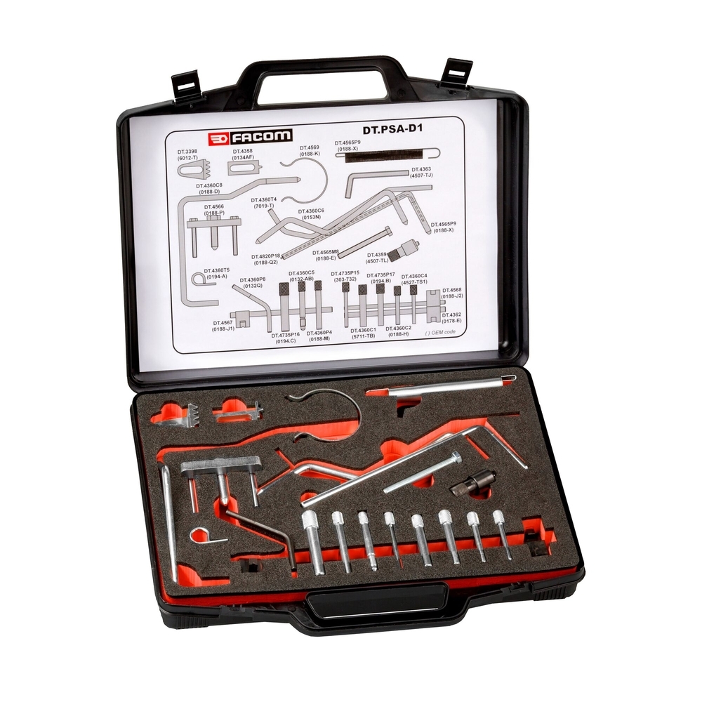 Coffret de calage PSA - Moteurs diesel - FACOM - DT.PSA-D1