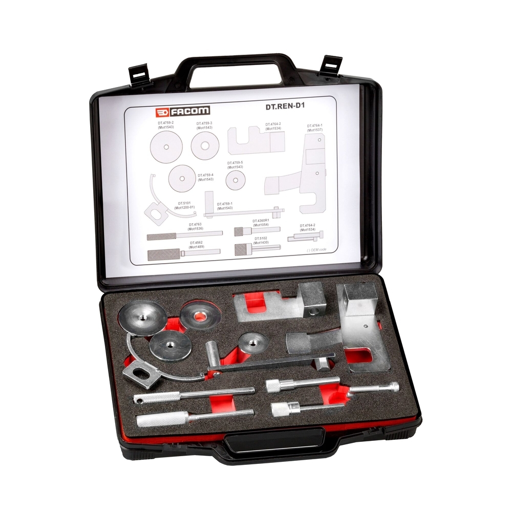 Coffret de calage RENAULT - Moteurs diesel - FACOM - DT.REN-D1