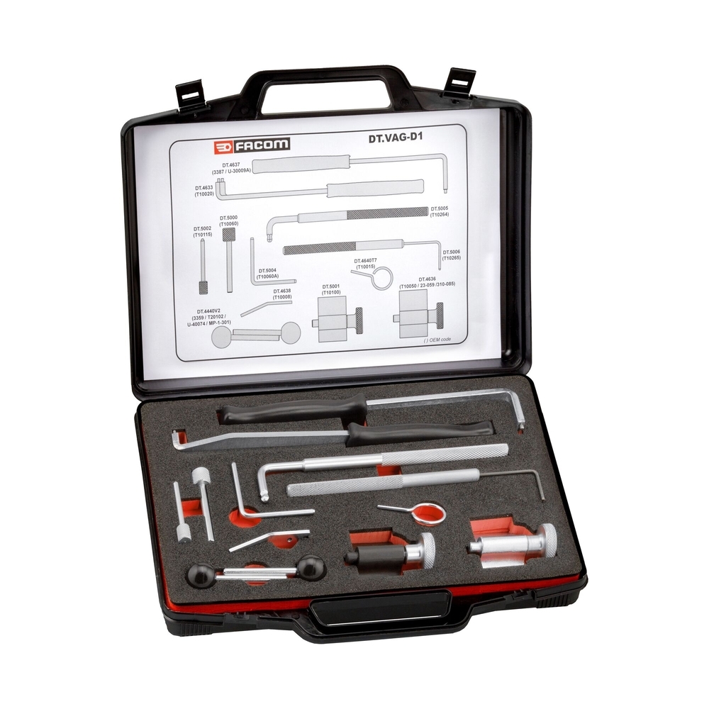 Coffret de calage VAG - Moteurs diesel N°1 - FACOM - DT.VAG-D1