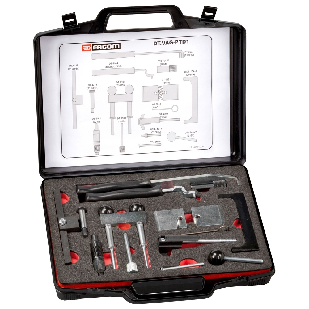 Coffret de calage VAG - Moteurs essence N°2 - FACOM - DT.VAG-PTD1
